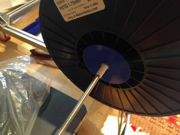 Spool holder for 2020 using 5mm rod