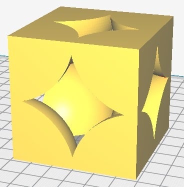 Simple Cube Structure