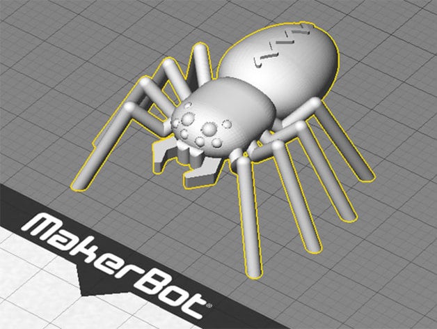 Spider ... With 8 legs, and 8 Eyes