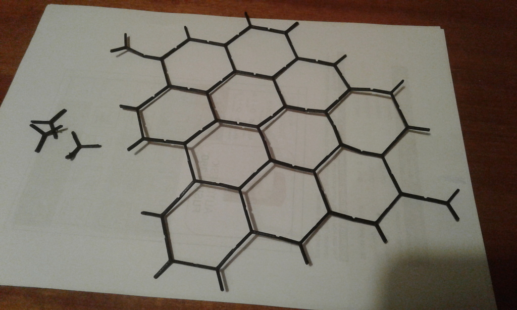 Hexagonal tile spacers 40 pcs