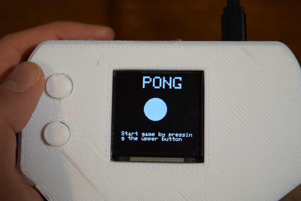 Handheld Arduino Pong Console