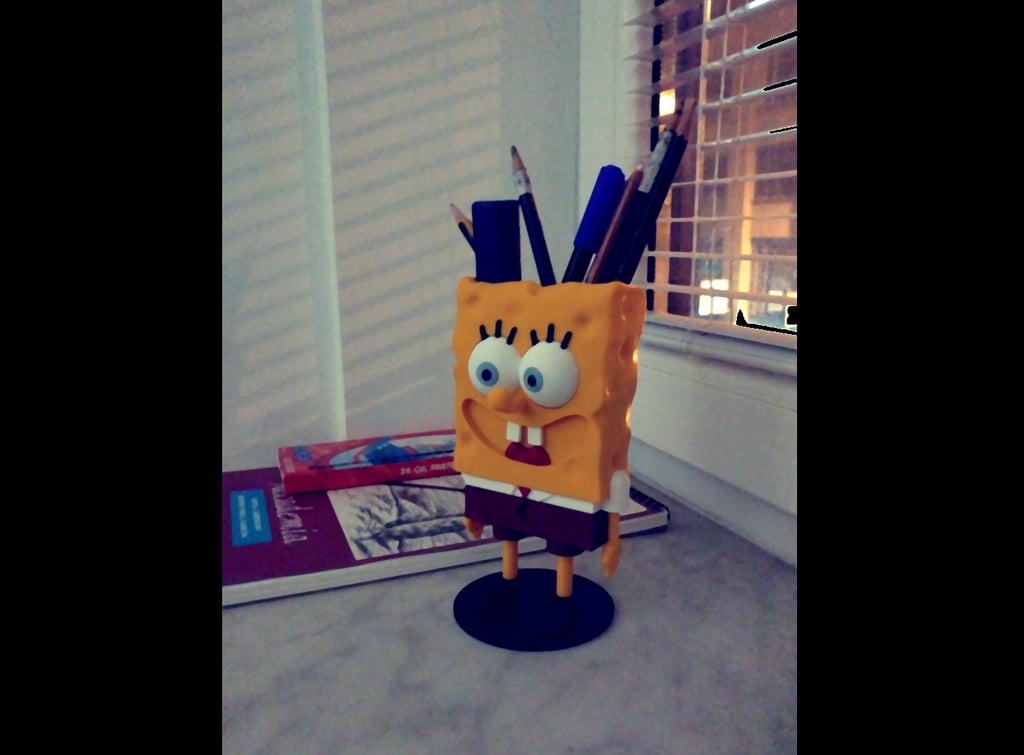 Spongebob Squarepants Figure and Pencil Holder