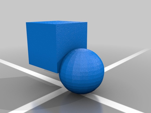A Cube and  Sphere