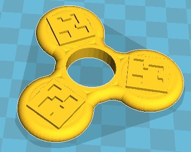 Minecraft Creeper Tri-Spinner