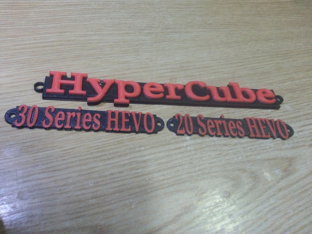 Hypercube Nameplates