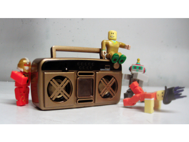 Roblox Golden Boombox Bluetooth Speaker By Snave3d Thingiverse - golden robloxian toy