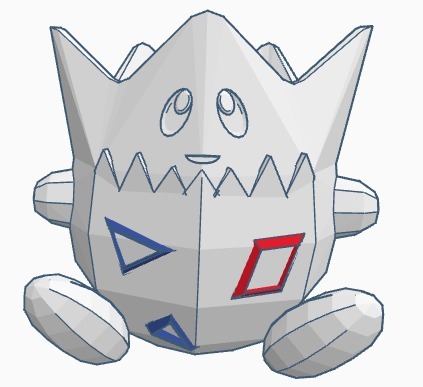 Togepi Doll with Face