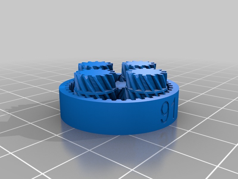 My Customized Differential Planetary Gearset