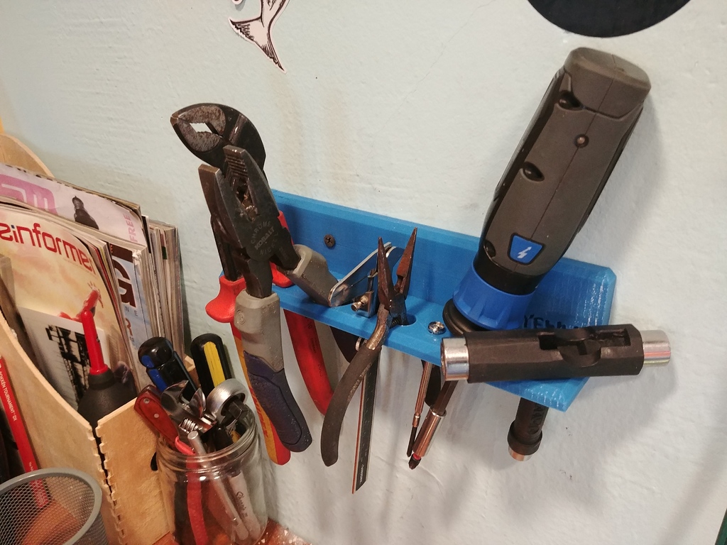 Wall Mounted Tool Holder