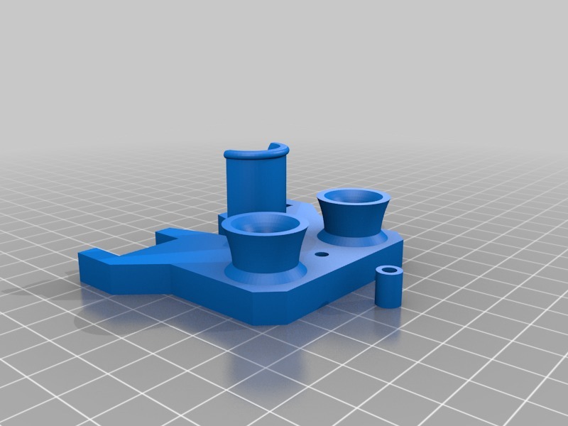 Flashforge extruder plate because who the hell uploads scad files!!