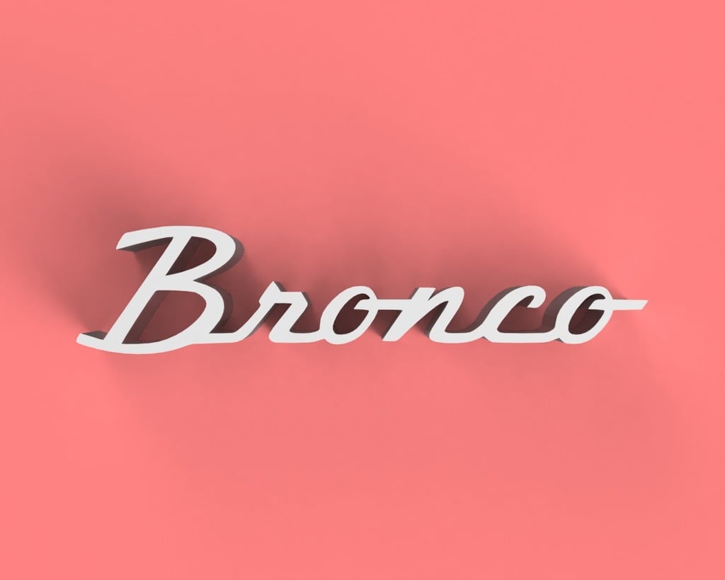 Bronco Classic Badge