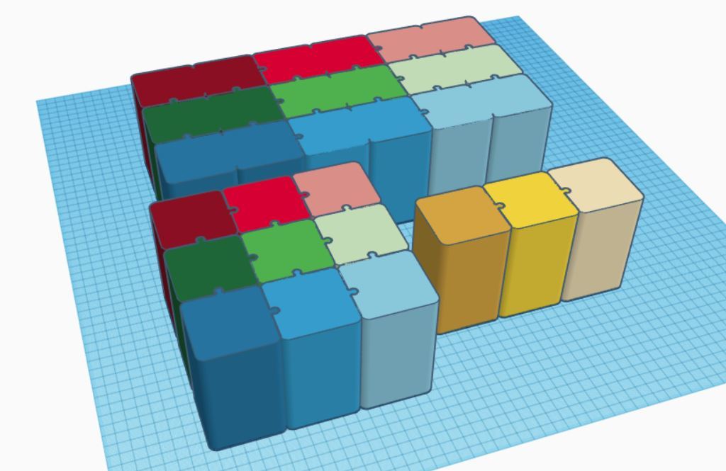 Modular Desktop Organizer Building Blocks
