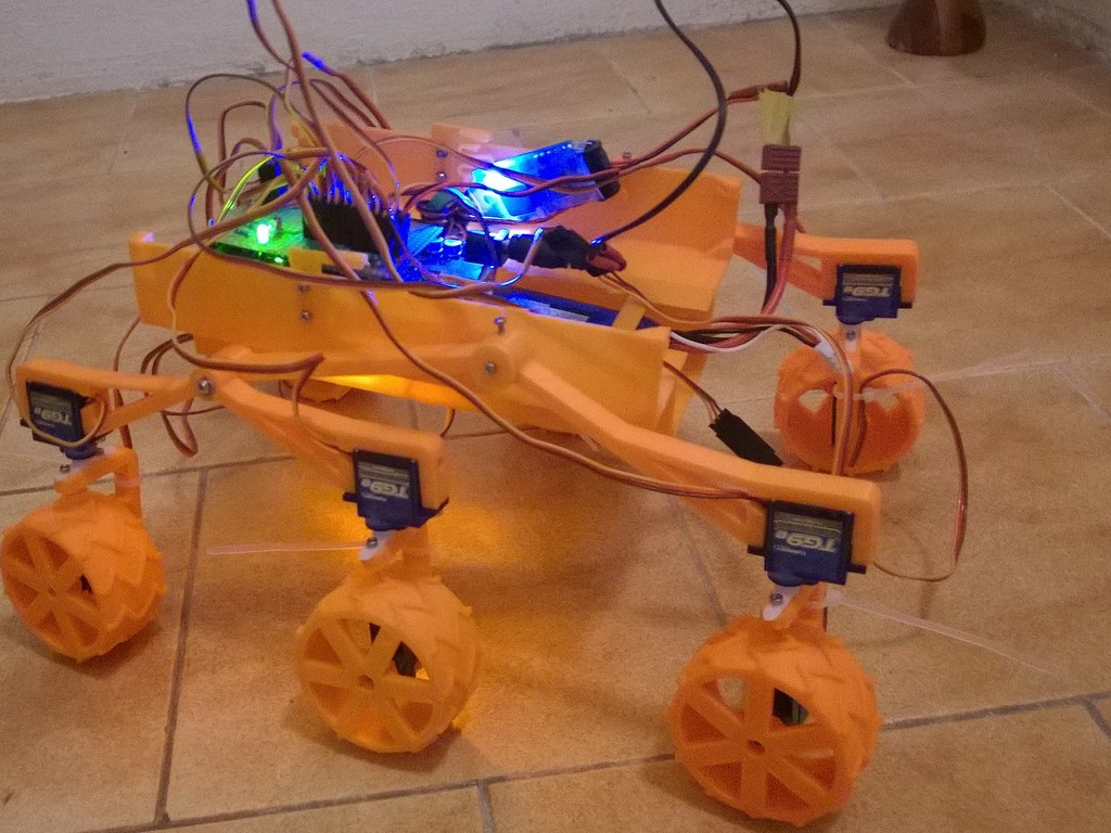 3d printable mars rover