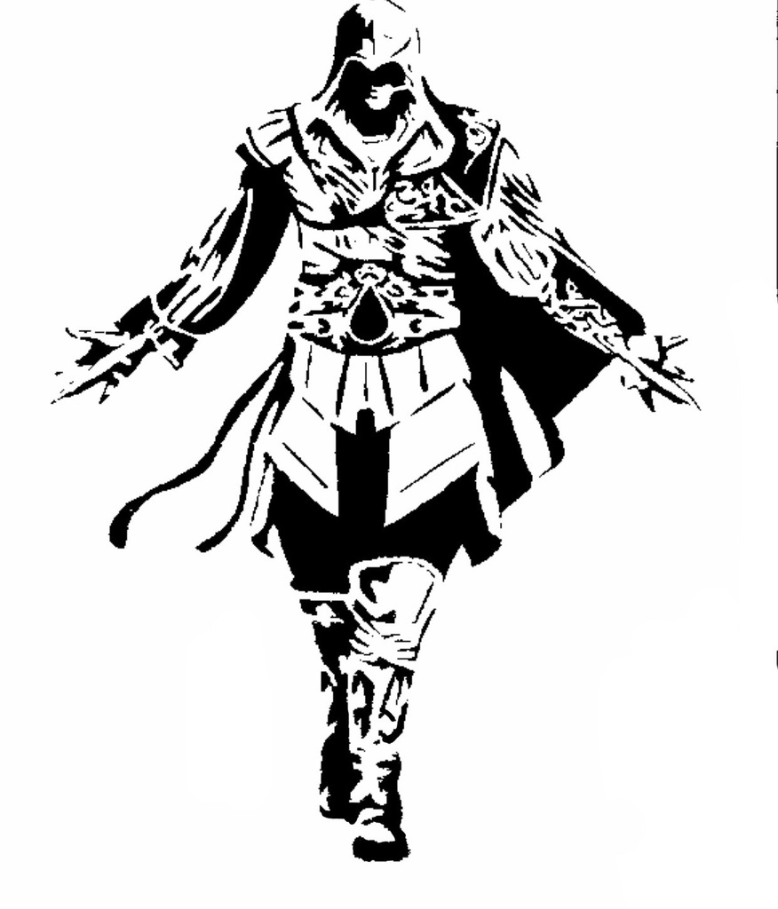 AC Ezio stencil 2
