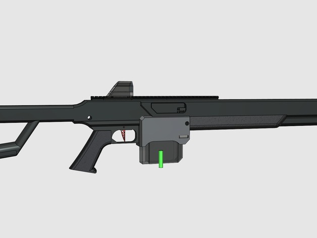 Sci-Fi Sniper Rifle prop