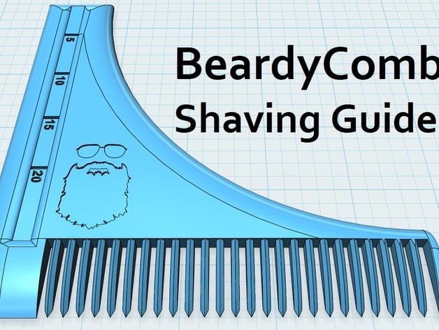 An Open Source Beard Comb Tool