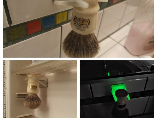 Shaving brush holder