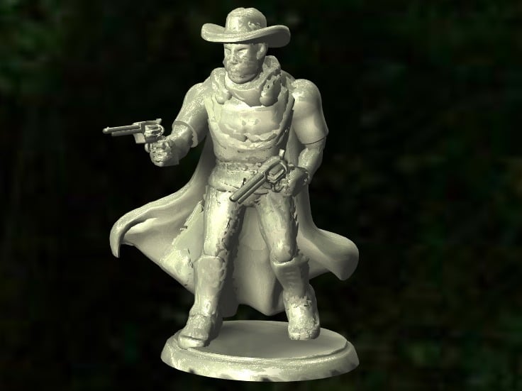 Cowboy Miniature (See Description!) - Dual Revolvers