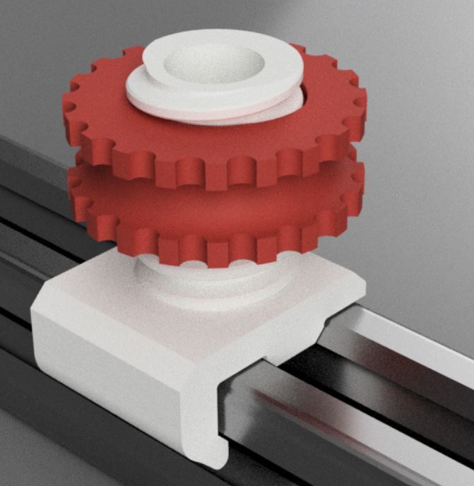Remixed Bed leveling bolt and nut for Anycubic Kossel