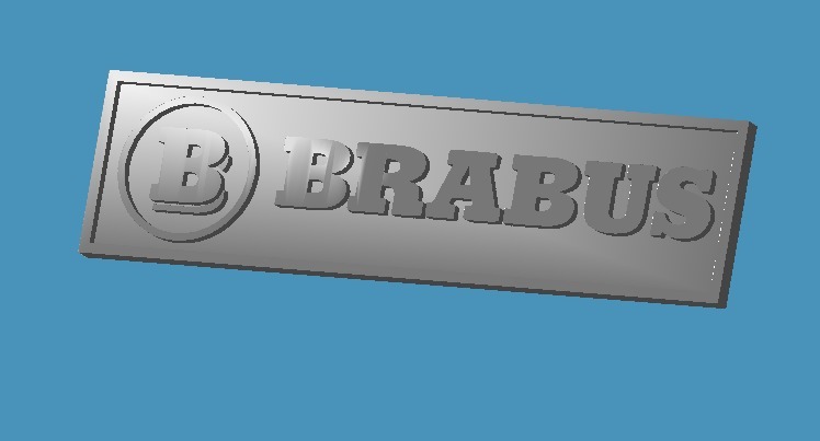 Brabus Logo Plate