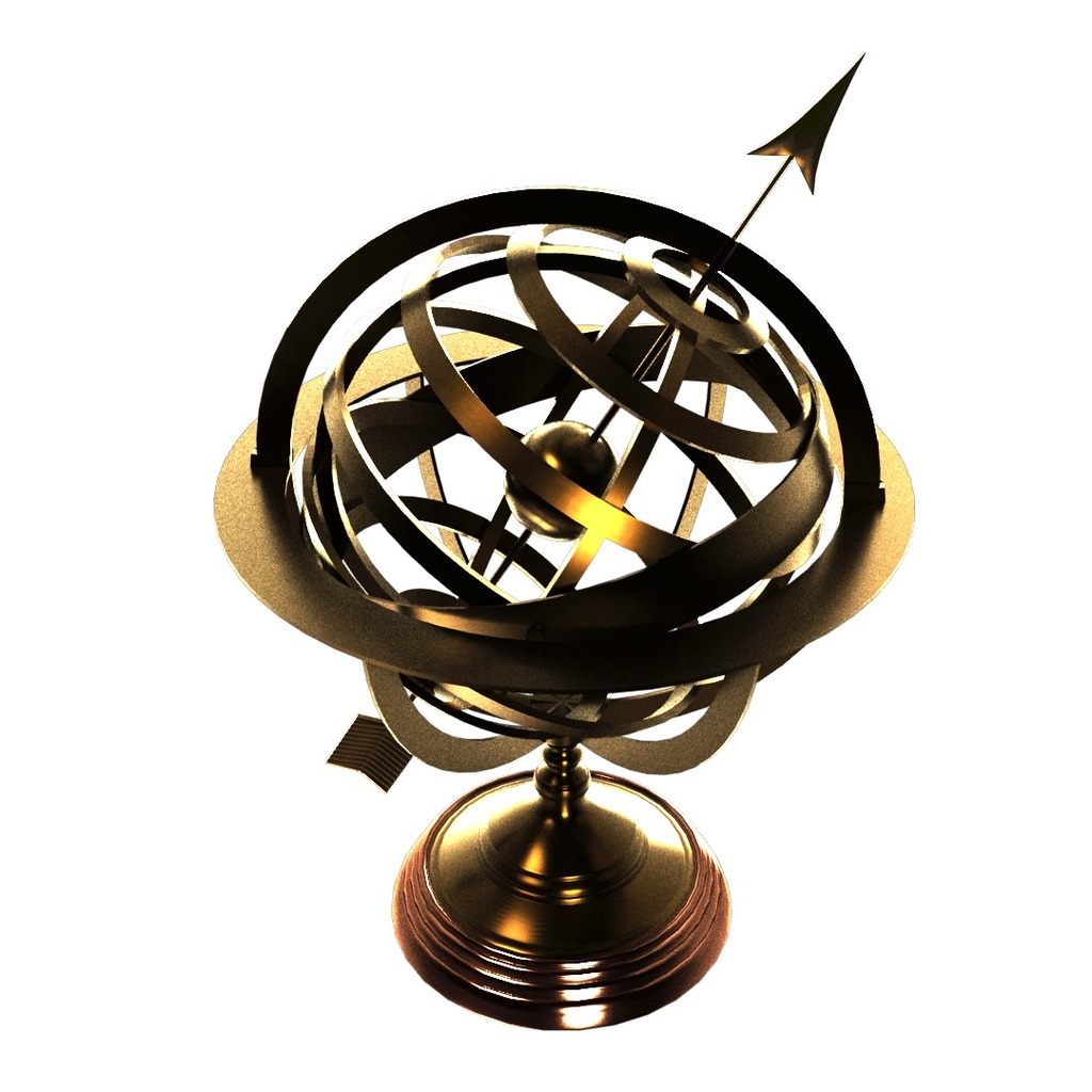 Celestial Armillary Antique Globe