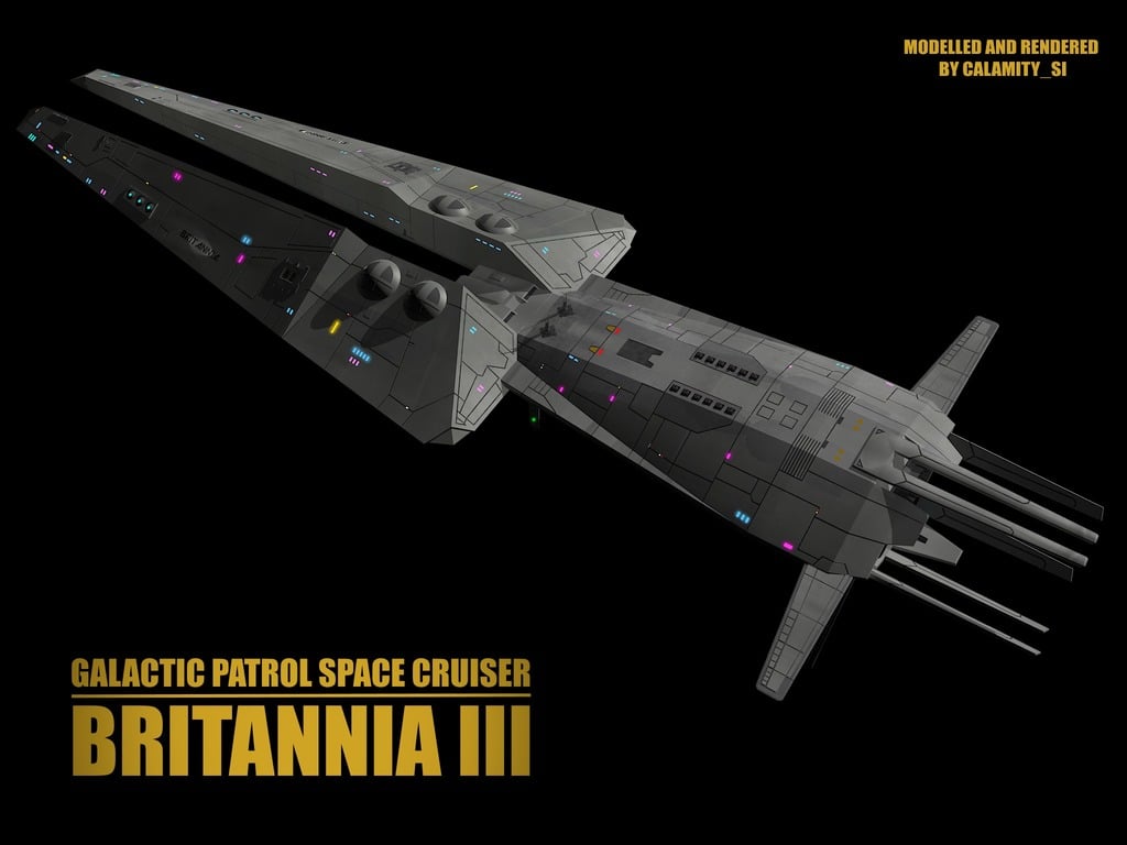 Lensman Britannia spaceship