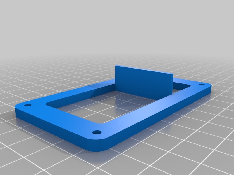 Connector plate for 3d printer -back