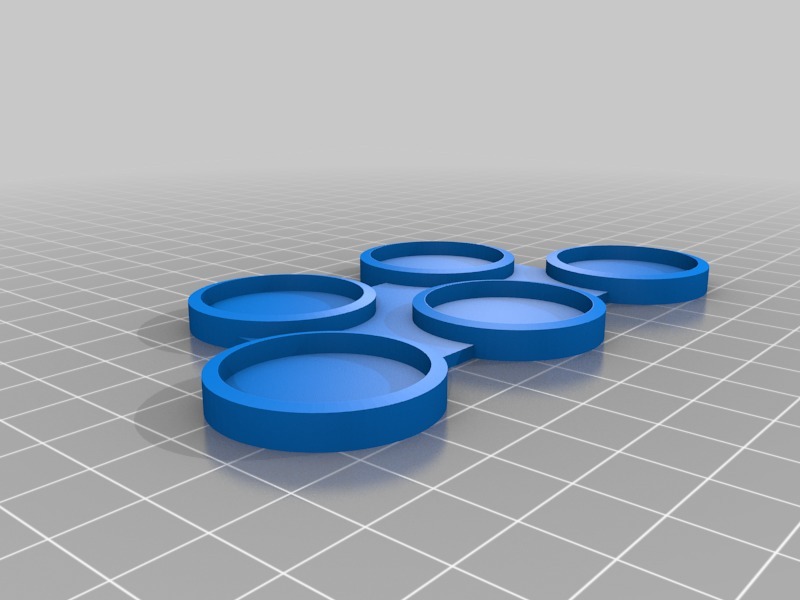 Movement trays for 25mm 40mm and 60mm round bases, great for warhammer 40,000 apocalypse