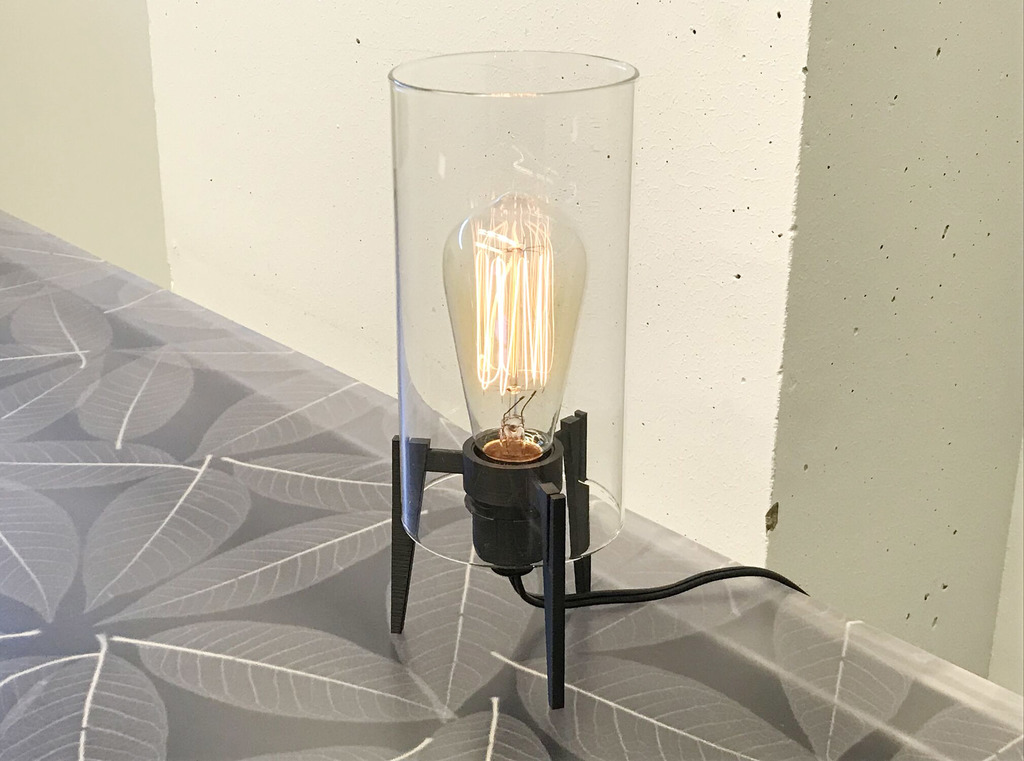 Midcentury Tripod Edison Lamp