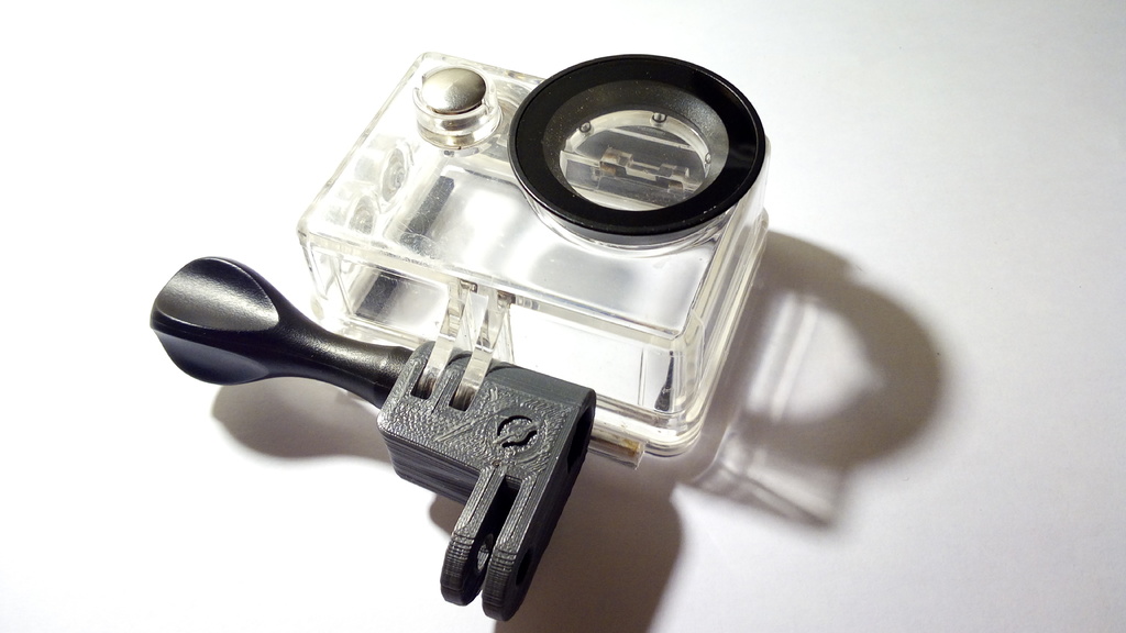 GoPro lens offset mount