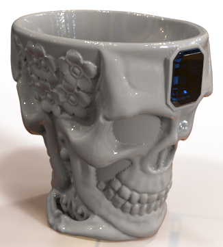 skull cup