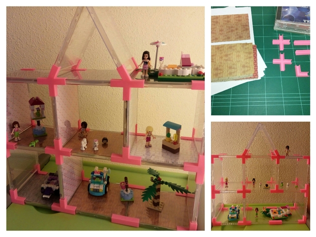 Recycled CD Cases: Doll's House // Toy Shelves