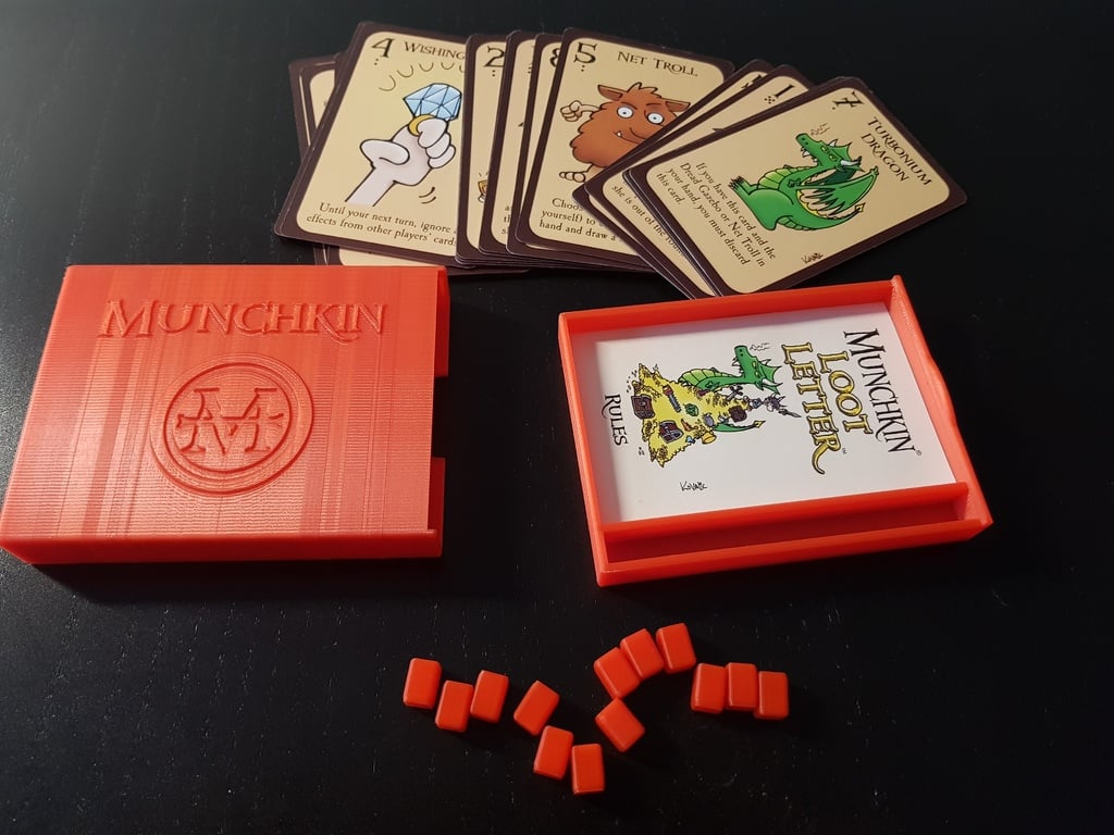 Card Game Box - Munchkin Loot Letter