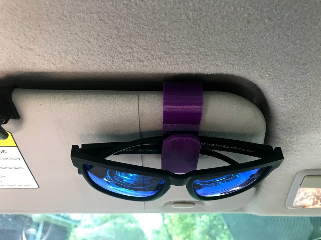 Sunglasses Holder for Car Sun Visor