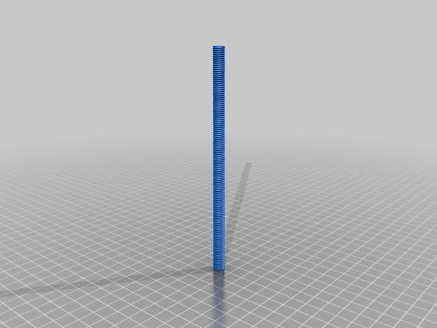 15cm Threaded Rod at 1.25 Thread Step = like a original M8 metal rod.