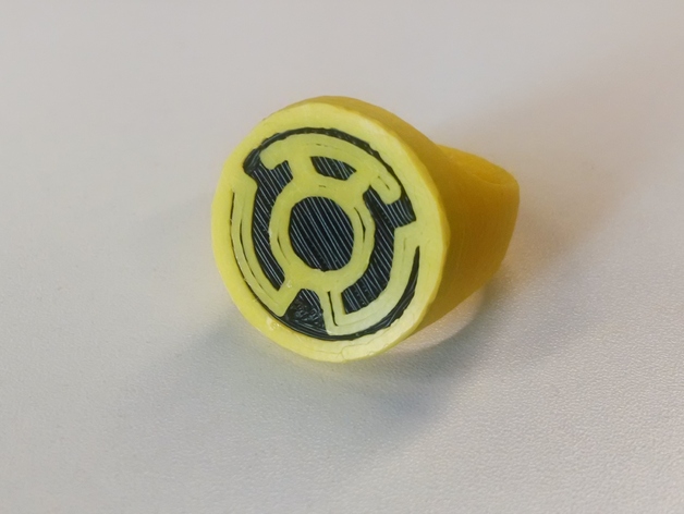 Yellow Lantern Ring for Dual Extrusion