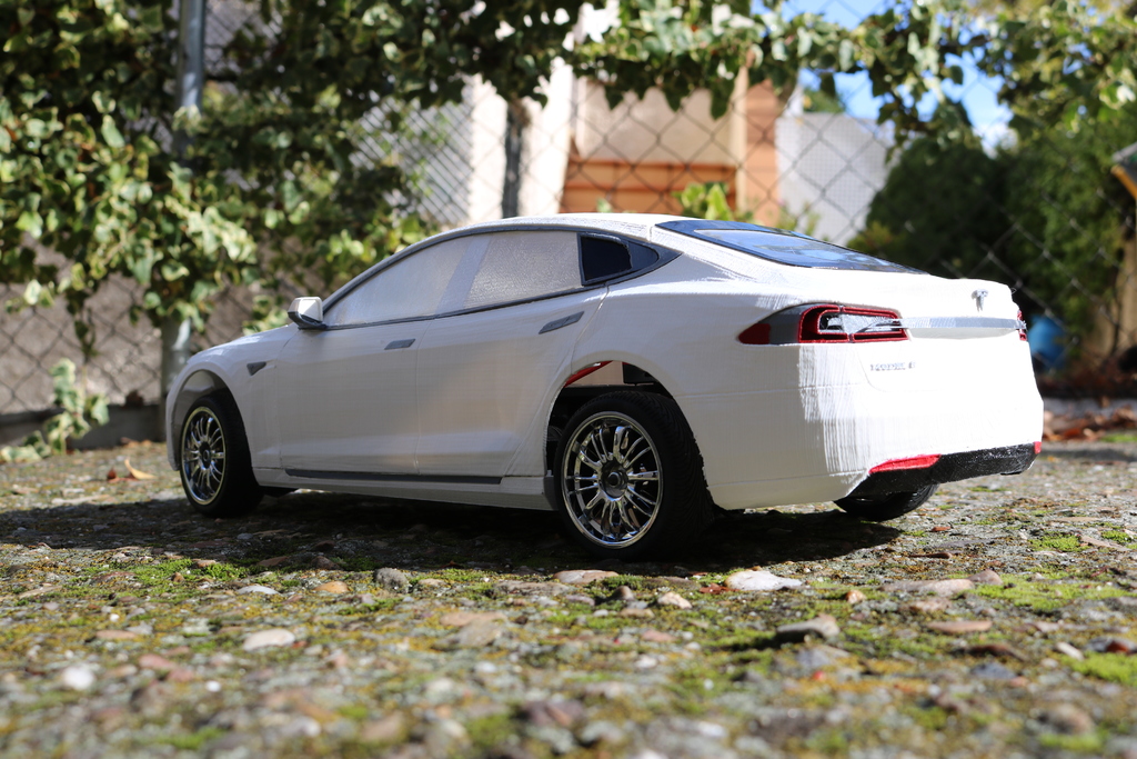 MyRCCar 1/10 Tesla Model S On-Road / Touring RC car body 