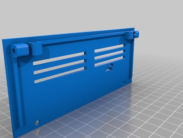 Side Panel for ramps case with a reset button