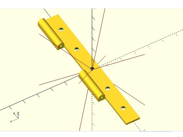 parametric pin hinge