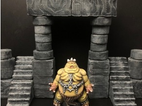 ScatterBlocks: Cyclopean Stone (28mm/Heroic scale) 3D model