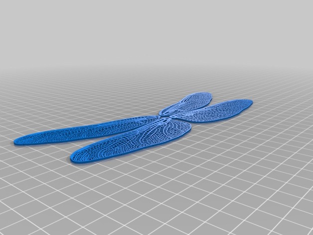 Download Dragonfly Wing Set By Gyrobot Thingiverse