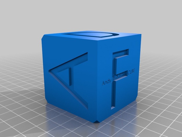SLA Cube Challenge and test cube