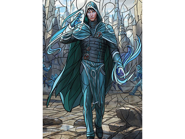 Jace Wielder Of Mysteries Stained Glass Litho