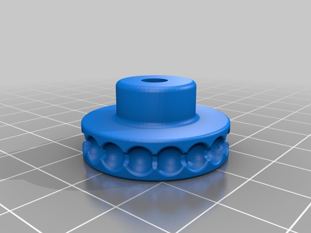 Ball chain pulley for drawbot/polarbot