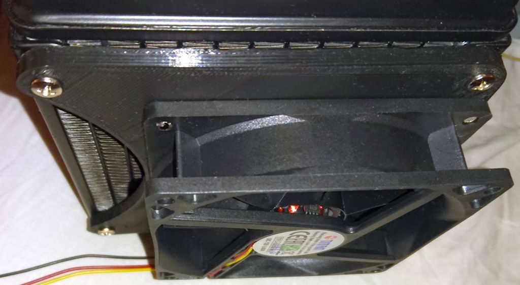 92mm to 120mm computer fan adapter