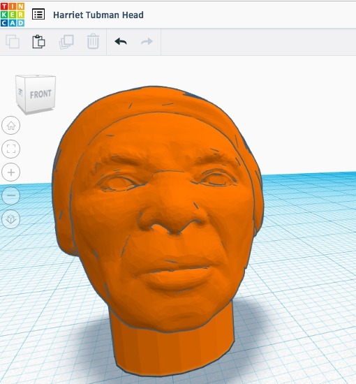 Harriet Tubman Minifig Head