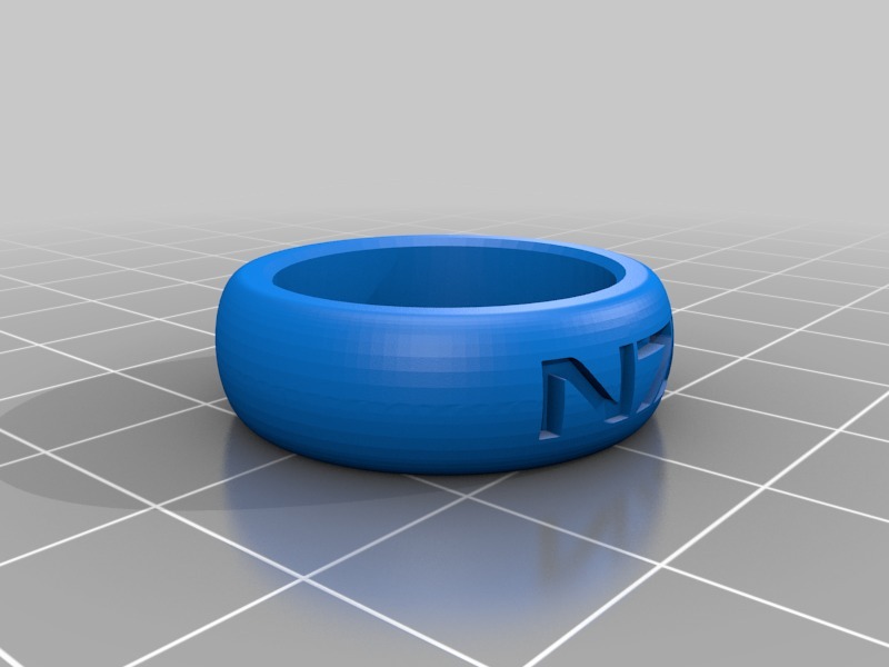 Mass Effect N7 Simple Ring