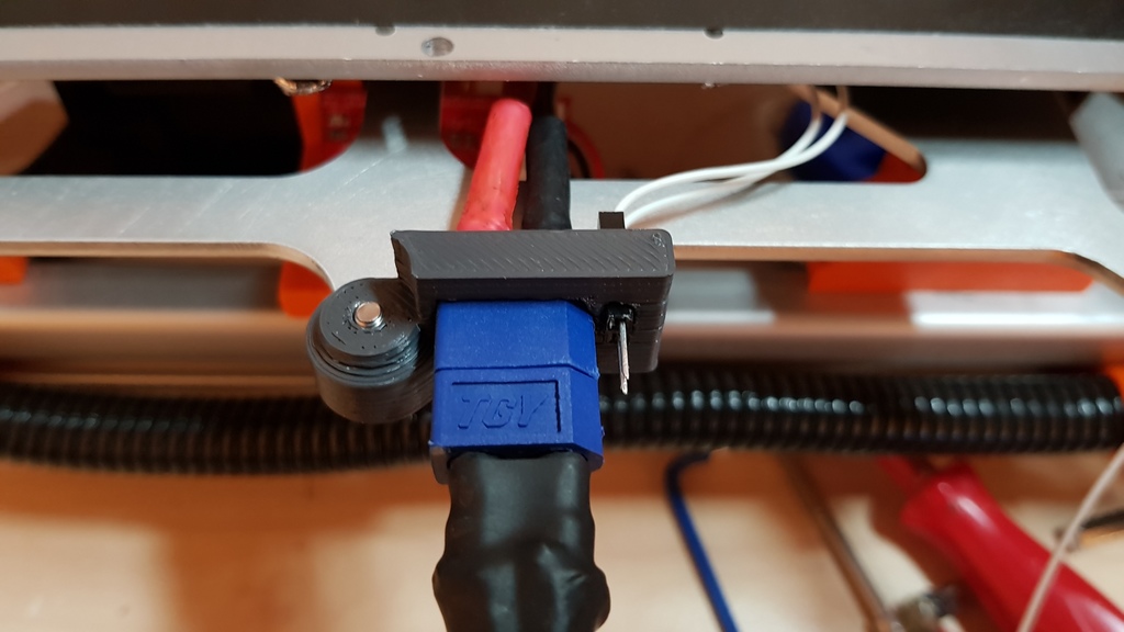 Prusa DIY Clone heated bed connector holder