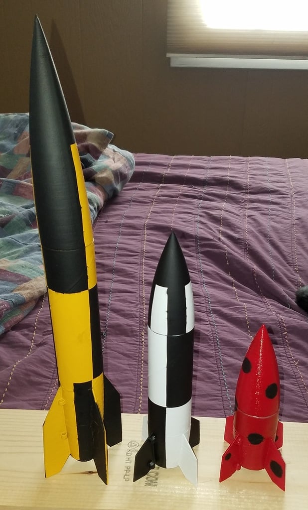 V-2 (ish) Paper Towel Model Rockets