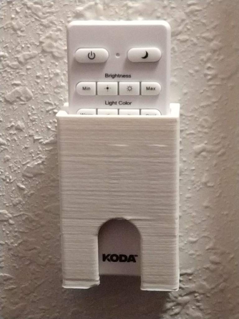 Remote holder for Koda ceiling light